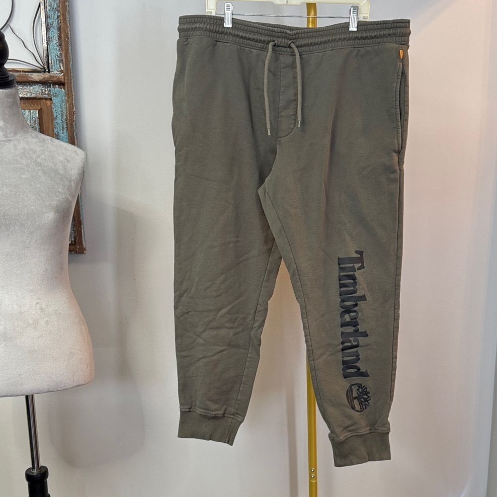 Timberland Men's Green Jogger Pants EUC XXL